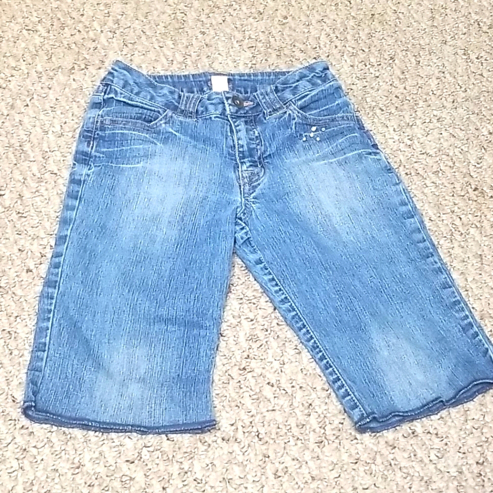 Kids Justice slim lowfit capris Jeans size 12